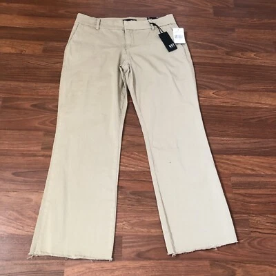 KUT From The  Kloth Stella Kick Flare Fringed Trousers Pants Stretch Sz 4 6 8 10 - Image 1 of 4