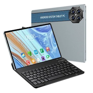 Android 12 NEW Tablet 10.1-inch Unlock Dual SIM Dual Standby 5G WIFI Keyboard - Picture 1 of 10