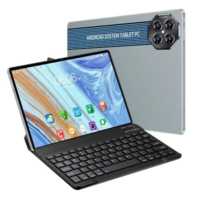 Android 12 NEW Tablet 10.1-inch Unlock Dual SIM Dual Standby 5G WIFI Keyboard - Image 1 of 4