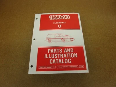 1990-93 Oldsmobile силуэт фургон иллюстрированный каталог деталей руководство оригинальная книга - Изображение 1 из 4