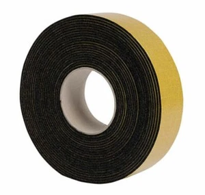 NASTRO ISOLANTE ANTICONDENSA PER CONDIZIONATORE NERO GOMMA ADESIVA 50x3X10 - Imagen 1 de 2