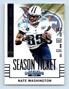 2014 Panini Contenders Nate Washington Tennessee Titans #95 - Picture 1 of 2