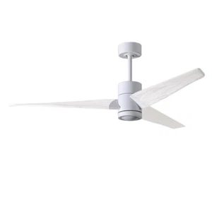 Matthews Fan Company Super Janet 60" LED Ceiling Fan, Gloss/White - SJ-WH-MWH-60 - Picture 1 of 1