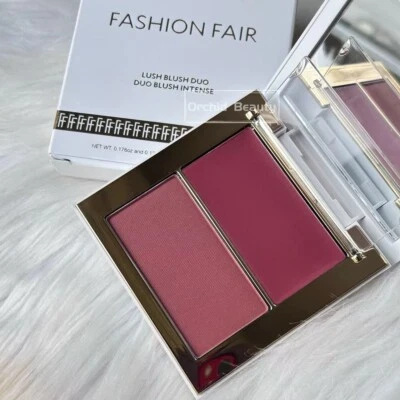 New Fashion Fair Cream and Powder Blush Duo~Rich Plum~Full size 5 g+3.4 g - Image 1 of 4