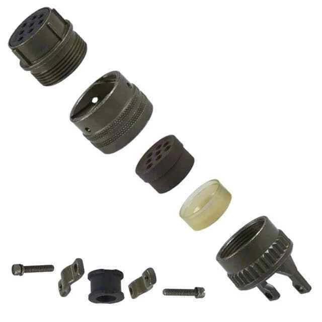 CONN PLUG FMALE 8POS SOLDER CUP - Image 1 of 1