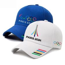 2024 Paris Olympics perimeter PARIS five rings commemorative hat outdoors