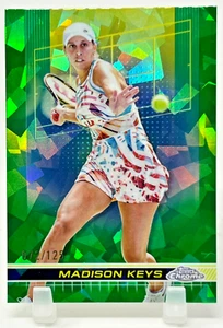 2024 Topps Chrome Tennis Sapphire Card - 95 - Madison Keys Green /125 - Bild 1 von 3