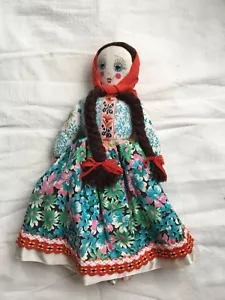 Russian Doll 11 1/2", Cloth, Very Cute - Picture 1 of 9