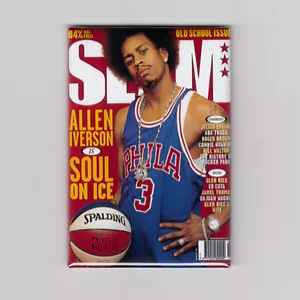 Allen Iverson / SLAM MAGAZIN - 2"" x 3"" POSTER KÜHLSCHRANKMAGNET (Sixers Trikot) - Bild 1 von 4