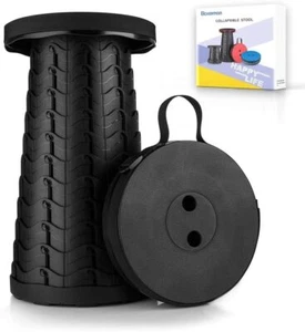Upgraded Lightweight Folding Stool 400lbs Capacity for Camping, Fishing, BBQ - Picture 1 of 7