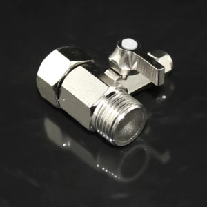 Zuführung Wasser Anschlussadapter 1/2 " Zu 1/4'' Mit Absperr- Kugelhahn Hahn T - Bild 1 von 8