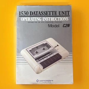 Commodore 64 1530 C2N Datasette Unit Operating Instructions - Afbeelding 1 van 2