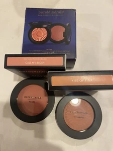 Bare Minerals GLOW GIVER BLUSH & BRONZER DUO Kiss Of pink and Call My Blush NIB - Picture 1 of 2