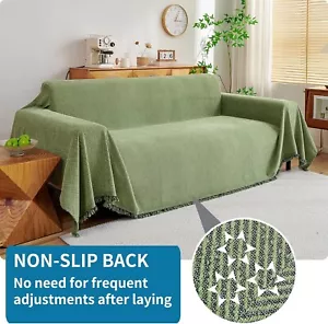 HAOMAIJIA Non Slip Sofa Cover - Washable Sectional Couch Covers for Dogs & Pets - Picture 1 of 8