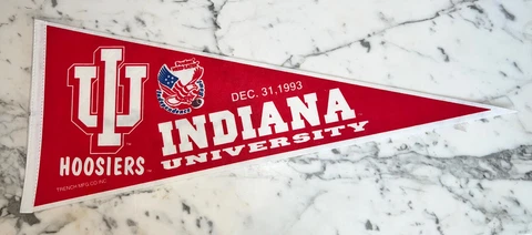 INDIANA 1993 INDEPENDENCE BOWL PENNANT Cover