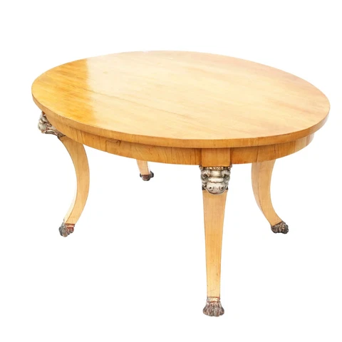 Russian Empire Birch and Silver Gilt Center or Dining Table Cover