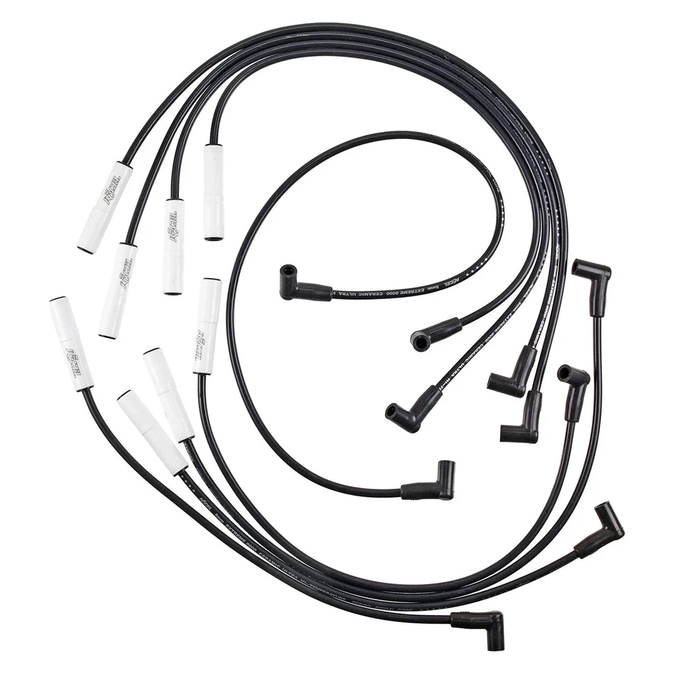 Accel 9060C Extreme 9000 Ceramic Spark Plug Wire Set Chevy Small Block V8 - Imagem 1 de 2