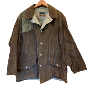 Vintage Abercrombie & Fitch Bird Hunting Jacket Corduroy Outdoors Fowl Sz 46 Grn - Picture 1 of 20