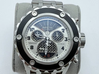 Reloj DD de acero inoxidable Invicta Reserve Subaqua 52 mm para hombre plateado/negro! Ref: 16312 Foto 1 de 4