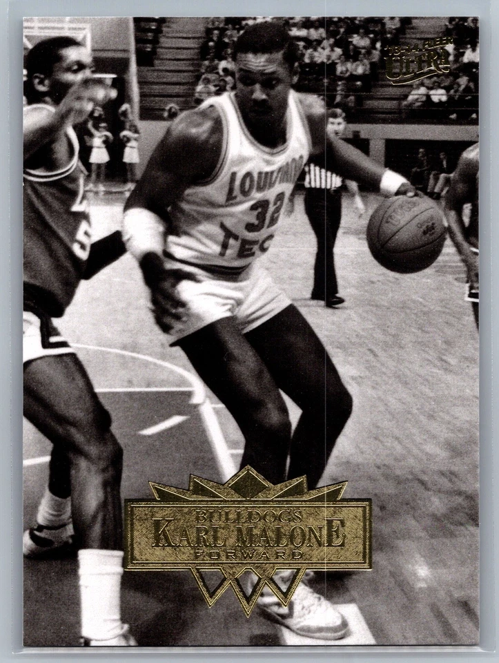 2013-14 Fleer Retro #170 Karl Malone Louisiana Tech Bulldogs Ultra - Image 1 of 2
