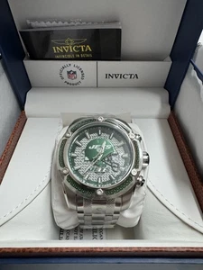 Reloj Hombre Invicta NFL NY Jets 41806 - 52mm, Plateado - NUEVO - Imagen 1 de 9