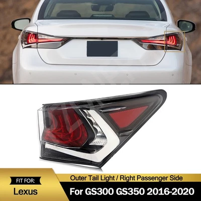 For 2016-2020 Lexus GS350 GS300 GS250 GS200 Rear Right Outer Tail LED Tail Light - Image 1 of 4