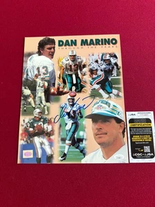 Dan Marino, "Autographed" (JSA) 11x14 Glossy Photo, Ltd. Ed (313) Scarce - Picture 1 of 1