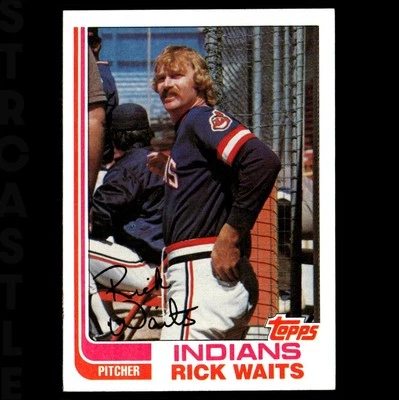 1982 Topps - Rick Waits #573 Cleveland Indians ⚾ Baseball Card - Image 1 of 3