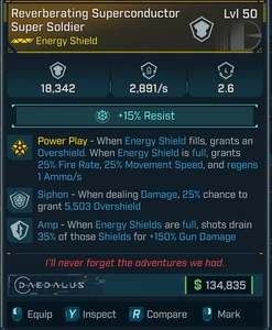 🍭Borderlands 4 Super Soldier Siphon Shield✅AMP 150% GUN DMG✅PC/XBOX/PS4/PS5 - Bild 1 von 1