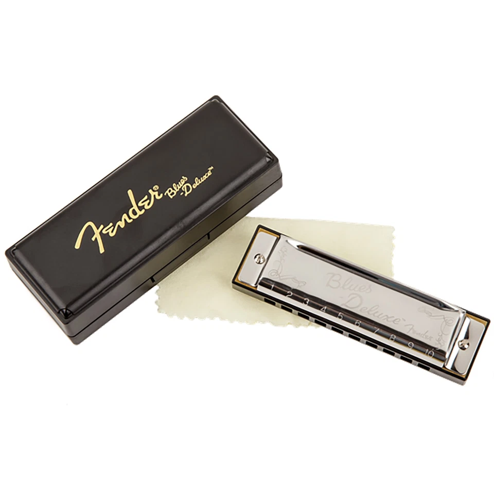 Fender Blues Deluxe Harmonica - Key of E Foto 1 de 4