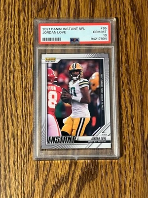 2021 Panini Instant NFL #95 Jordan Love PSA 10 - Image 1 of 4