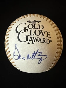 DON MATTINGLY signierter Rawlings offizieller Goldhandschuh Baseball ROMLB JSA Zertifikat Echtheitszertifikat - Bild 1 von 4