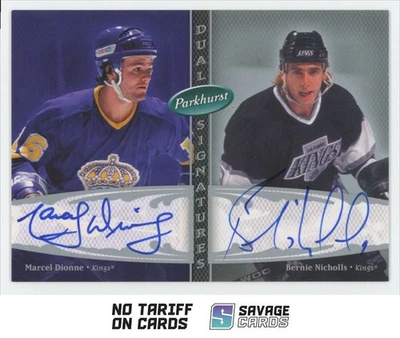 2006-07 Upper Deck Parkhurst Dual Signatures Dionne/Nicholls . #DA-DN Los - Image 1 of 3