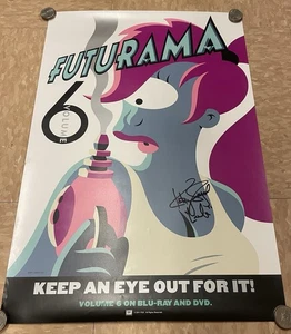 Katey Sagal Signed Leela Futurama 12x18 Photo Signed At SDCC 2011 (edge wear) - Picture 1 of 1