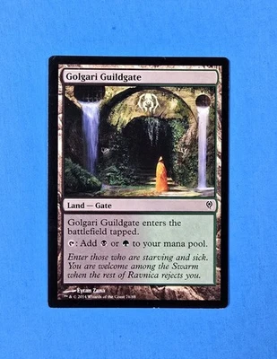 1x Golgari Guildgate Duel Decks Jace vs Vraska 2014 DDM Mtg Magic Card Land 76 - Image 1 of 2