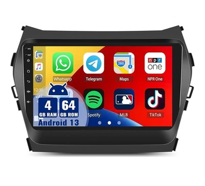 64GB Apple Carplay Car Stereo Radio FM Navi For Hyundai Santa Fe ix45 2013-2018 - Image 1 of 4