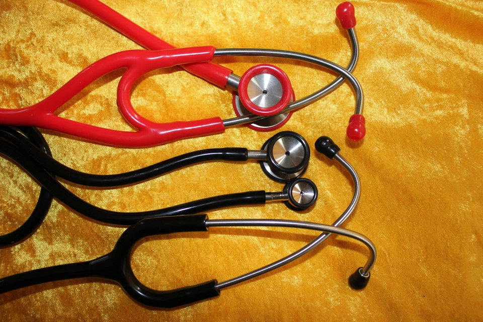 Doppelkopf Stethoskop Professionell Erwachsene Adult Kind Child Baby Infant NEU  - Bild 1 von 1