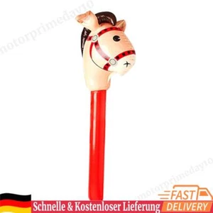 Kinder Kinder Outdoor Reiten Spiel Spielzeug Horsehead Stick Aufblasbare Pferd S - Bild 1 von 12