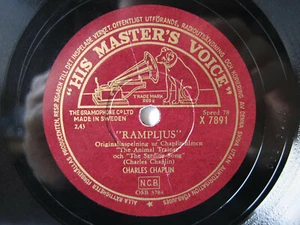 78rpm CHARLIE CHAPLIN SINGING ! HIS ONLY VOCAL 78 RECORD ! - Picture 1 of 2