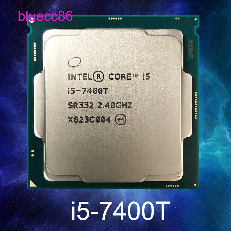  Intel Core I5-7400T LGA1151 CPU Processor SR332 2.40GHZ Quad Core - Image 1 of 1