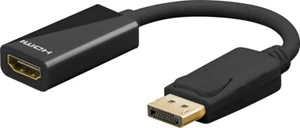 DisplayPort Stecker auf HDMI Buchse Typ A Adapter Kabel 3D Video HD Auflösung - Bild 1 von 1