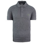 Lacoste Slim Fit Short Sleeve Mens Grey Cotton Polo Shirt Ph4012 Sxy