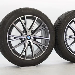 TOP ruedas de invierno originales BMW 1er F40 2er F44 17 pulgadas 489 radios Y 8 mm DOT23 - Imagen 1 de 5