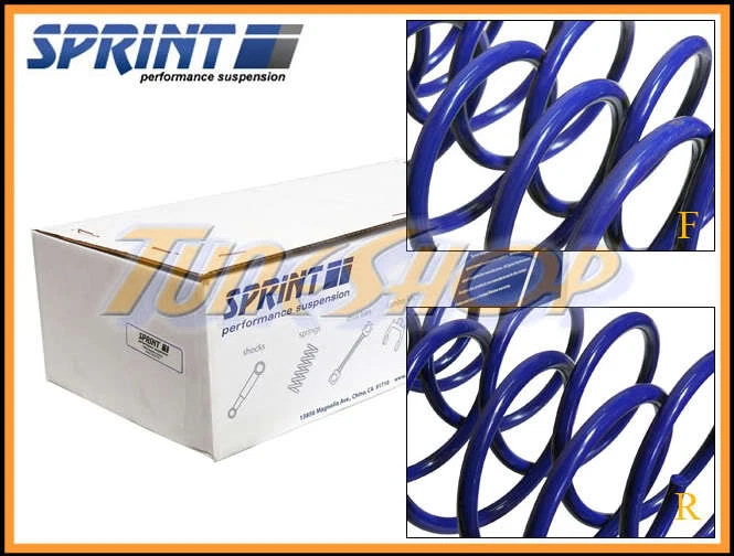 SPRINT LOWER SPRINGS KITS FOR MAZDA 93-97 RX7 RX-7 FD3S FD MADE IN USA - Image 1 of 1