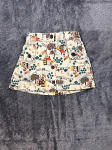 Vintage 1970's Buster Brown Corduroy Skirt Size 3- City Print in Retro Colors - Picture 1 of 7