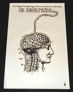 1975 Original Cuban Silkscreen Movie Poster"The Spiderweb"Cerebral.Brainy.Mint - Picture 1 of 4