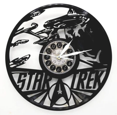 STAR TREK new world | Vinyl Record clock | Sci-Fi Wall Art Decor Christmas Gift