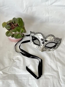 Genuine Venetian Masquerade Mask Handmade/Venice Italy Laguna Carnival/Party - Picture 1 of 8