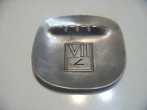 Cenicero vintage publicidad 7 vii Wilton RWP tabaco metal fumar - Imagen 1 de 3