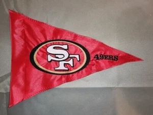 Personalisiertes Dreieck SF NINERS 49ers Sicherheitsflagge Liegerad Trike ATV Golfwagen - Bild 1 von 4